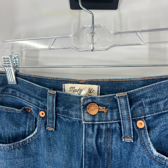 Madewell Baggy Straight Jeans in Dark Worn Indigo Wash - Picture 5 of 10